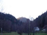 Blick nach Oybin und zur Burg