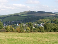 Blick zum Schwartenberg vom EBM Trail aus