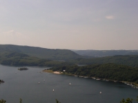 Blick auf den Rursee