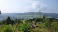 Blick auf Ettelsberg und den Ettelsbergturm